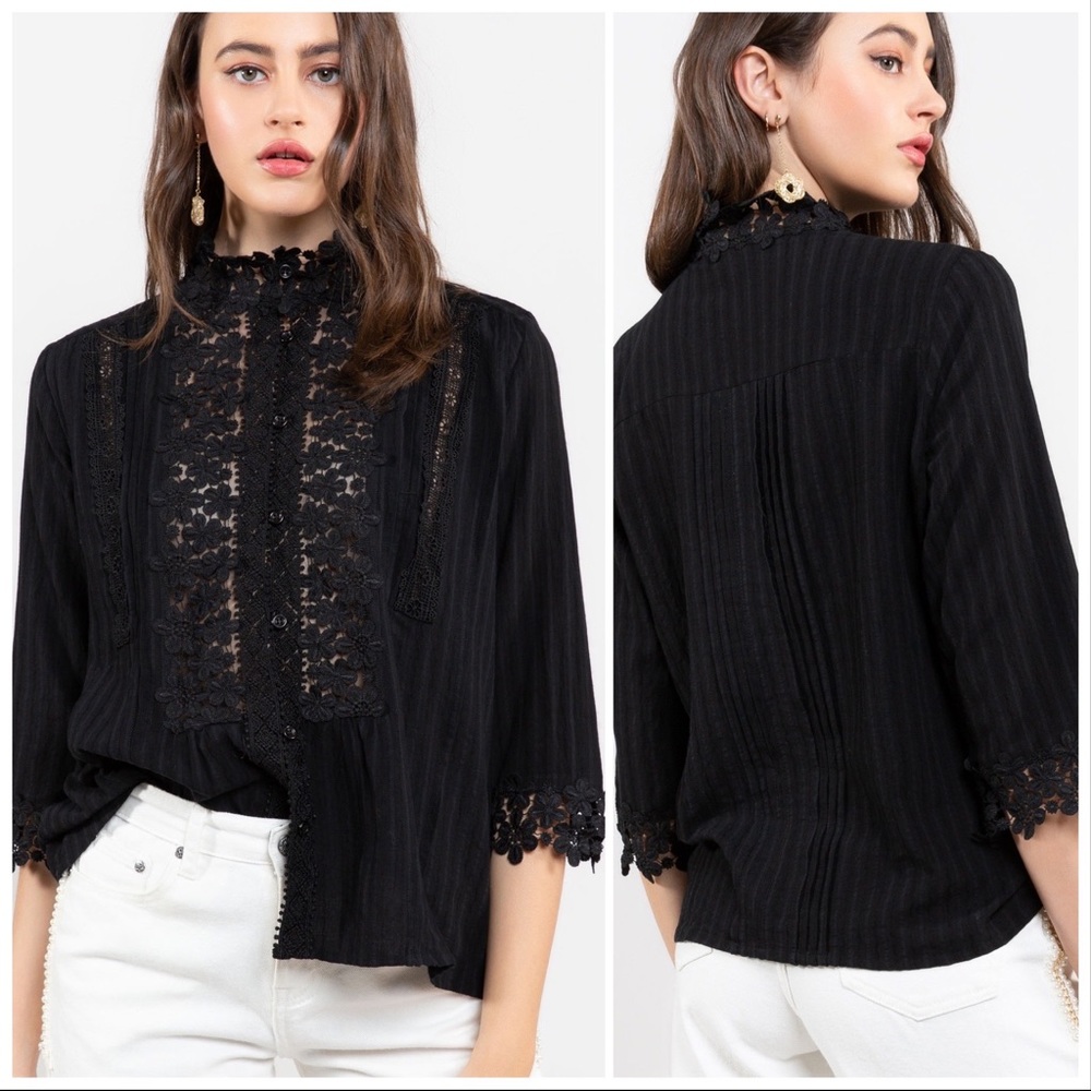 POL Authentic “Infamous” Lace Top - Picture 5 of 15